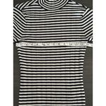 Abercrombie & Fitch Abercrombie Fitch Black White Striped Ribbed Small Y2K Preppy Minimalist Capsule Photo 5
