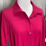 Splendid  Tie Front Rayon Voile Shirtdress Medium Photo 3