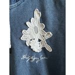 Tommy Hilfiger  Jacket Hoodie Blue Embroidered Women Size S Y2K Photo 1