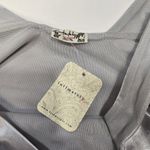 Free People  x Intimately FP Casino Dusk To Dawn Bodysuit in Silver Casino Photo 8