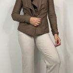 Vince leather open cardigan jacket Photo 34