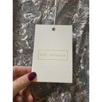 Mac Duggal 20418 Dress Womens 12 Gray Floral Embroidered Tulle Midi Evening Gown Photo 2