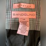 Bandolino Stretch Plaid Blazer Women’s Size 14 Photo 5