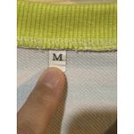 Women's Striped Knit Top Pink Green Long Sleeve Pullover Casual Top Medium Photo 2