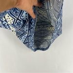 J. McLaughlin Nicola Dress Lekha Geo Stripe Tiered Layered Catalina Cloth Soft Photo 3