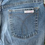 Calvin Klein Jeans Vintage Calvin Klein Medium Blue Denim Bootcut Jeans Signature Pockets Sz 8 Photo 3