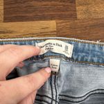 Abercrombie & Fitch Abercrombie Fitch The‎ Mom High Rise Jeans 31 Distress Straight Leg Denim Cotton Photo 2