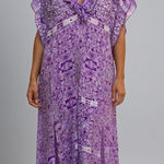 Feather Find Purple Sequin Paisley Kaftan Maxi Dress NWOT Size undefined Photo 0