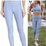 Outdoor Voices  7/8 Light Blue Periwinkle Heather Workout Athletic Leggings Pants Photo 1