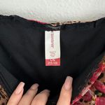 No Boundaries Vintage Y2K Brown Pink Leopard Rose Corset Style Mesh Babydoll Cami Tank Top Photo 8