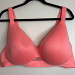 Cacique Lightly Lined Full Coverage Bra 44D Coral Pink Comfort Stretch Photo 0