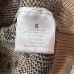 Pink Lily  Tan and Black Knit Polkadot Sweater Size Small Photo 2