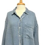 Aerie  LOT BUNDLE of 3 Shirt Tops Waffle-Knit Cropped Gauze Neutral size Large Photo 3