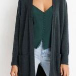 Madewell Forest Green Kent Duster Long Cardigan In Coziest Yarn Size Small Photo 0