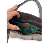 Vintage ITALIAN Designer Daniella Moda HANDBAG Asymmetrical Crossbody Bag Purse Brown Photo 2