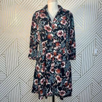 Lulus Such a Beauty Black Floral Button-Up Dress Photo 2