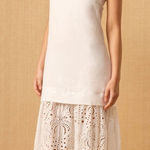 Mon Renn Agua Anglaise Dress in white NWT Size XS Photo 0