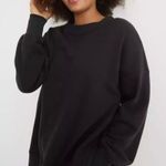 Aerie Black Oversized Sweater Photo 0