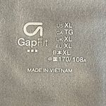 GapFit Black and Gray Abstract Polka Dot Pullover Sports Bra- Extra Large Photo 2