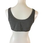 Talentless  Gray Cropped Tank Top Minimalist Stretch Scoop Neck Lounge S Photo 1