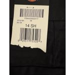 Dickies NWT  Women's Straight Flex Twill Pant Pants, Rinsed Black, Size 14 SH Photo 6