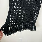 superdown Revolve  Black Crochet Midi Skirt Fringe Photo 7