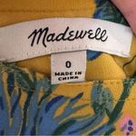 Madewell Silk Side-Button Skirt in Painted Blooms Photo 6