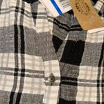 Mason & Belle New 
Aila Plaid Split Neck Top Photo 4