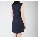 Birds of North America Black Linen Blend Honeycreeper Dress Size S Photo 3