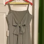 Show Me Your Mumu Lauren Tie Maxi Dress in Deep Sage Chiffon $148 NWT XXL Photo 6