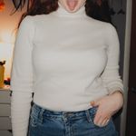 Eddie Bauer White Long Sleeve Turtleneck Photo 0