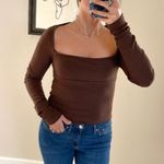 Urban Outfitters Brown outfitter brown square neck top! Size medium Photo 0