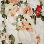 Bailey blue  Floral Lace Dress L Zip Back Photo 7