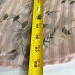 Jordan Blue Label Floral Button Down floral sheer striped metallic L Photo 10