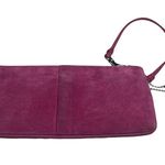 Coach Vintage 90’s: ❃ Suede Turnlock Wristlet Bag ❃ Magenta + Silver Hardware ❃ Photo 13