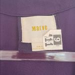 Maeve Anthropologie Noronha Purple Cap Sleeve Wrap Dress Size Small Photo 4