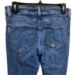 Paige  “hoxton crop” torn back hem Midrise medium wash distressed jeans Sz 29 #71 Photo 2