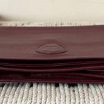 Cartier  Classic Burgundy and Gold Clutch Photo 4