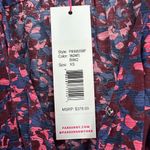 Parker NEW Elizabeth Ruffle Hi Lo Midi Dress Long Sleeve in Tanzanite Women's XS Photo 7