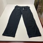 Johnny Was  Pete & Greta Womens Size 6 Marika Cargo Pants Black Grunge‎ *FLAWED Photo 14