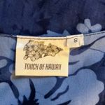 Touch of Hawaii Dress Womens Small Blue Floral Tropical Hibiscus Vacation Cruise Photo 5