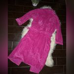 Victoria's Secret Victoria’s Secret hot pink ribbed robe sz medium Photo 3