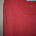Bcg  2X Red Scoop Neck Long Sleeve Top Photo 2