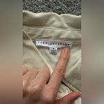 Jane and Delancey  cream denim shirt, jacket, size M Photo 3