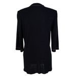 Ming Wang Size S Cardigan Sweater Animal Print Trim Pink Black Photo 1