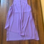 London Times  Dress 12 Lilac Purple Sleeveless Lined Asymmetrical top layer Photo 4
