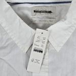 J.Crew  Petite Relaxed Fit Crisp Cotton Poplin Shirt‎ White P10 AW717 Photo 2