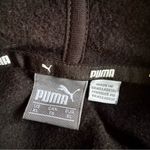Puma  Athletic Sporty Women's Black Hoodie with Light Blue Logo Sz  XL Photo 3