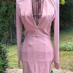 Tiger Mist  long sleeve mock neck, cut out bodycon dress Photo 0