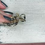 238 Teacher’s Gift Cherry Fruit Goldtone Apple Brooch Gold Photo 2